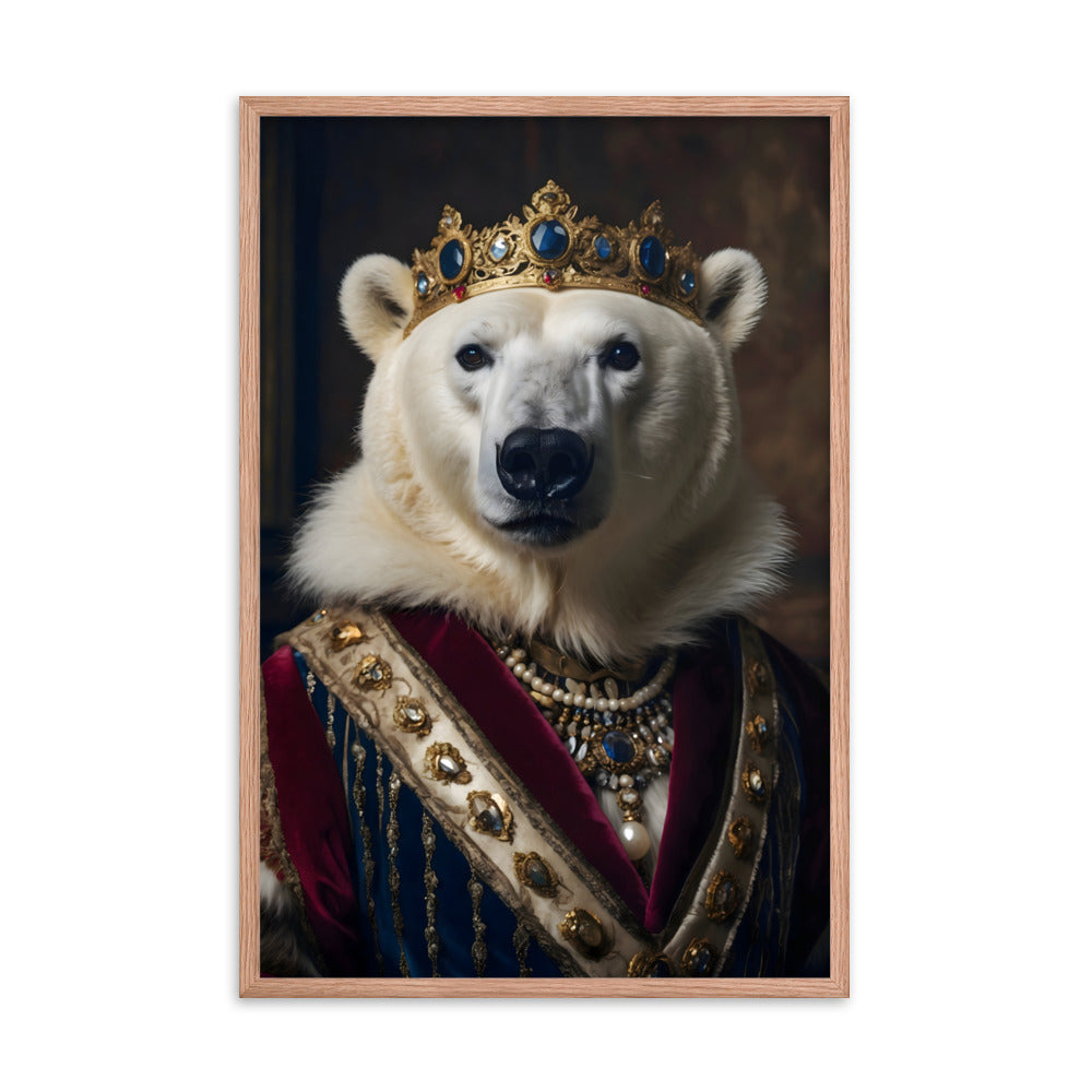 Monarch of the North Pole Framed Art Print