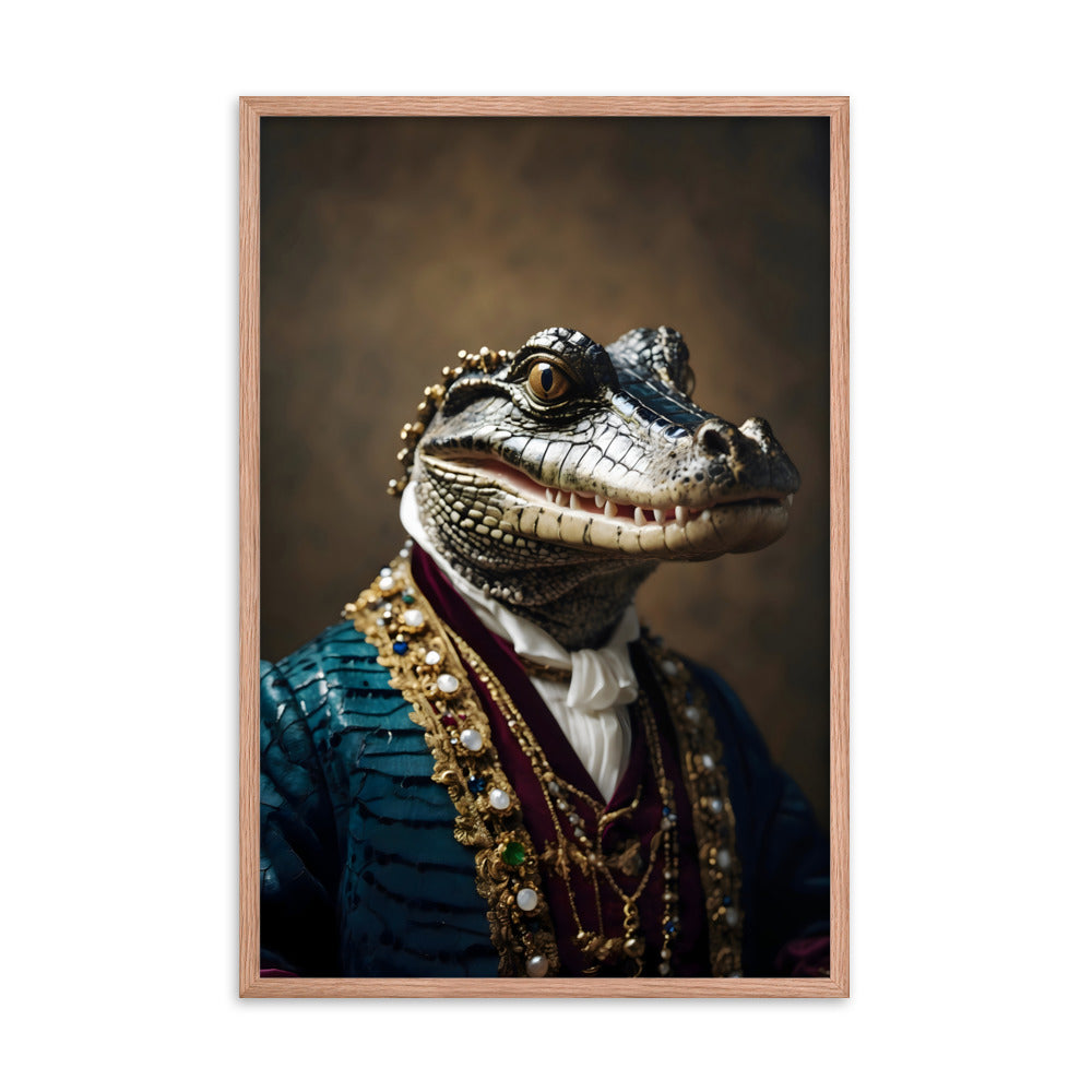 Aristogator Framed Art Print