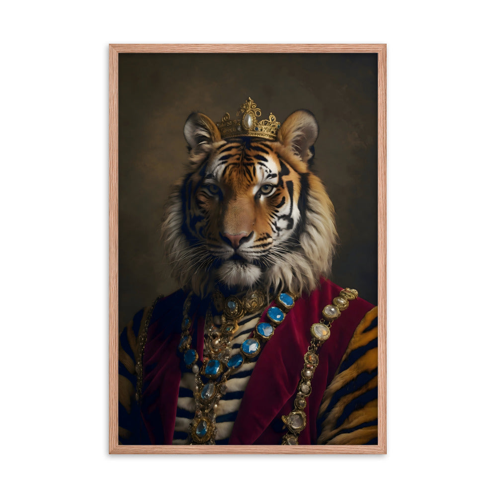 King of the Jungle Framed Art Print