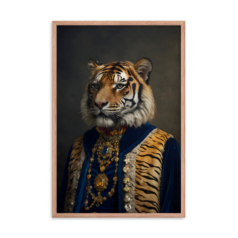 Lord of the Stripes Framed Art Print