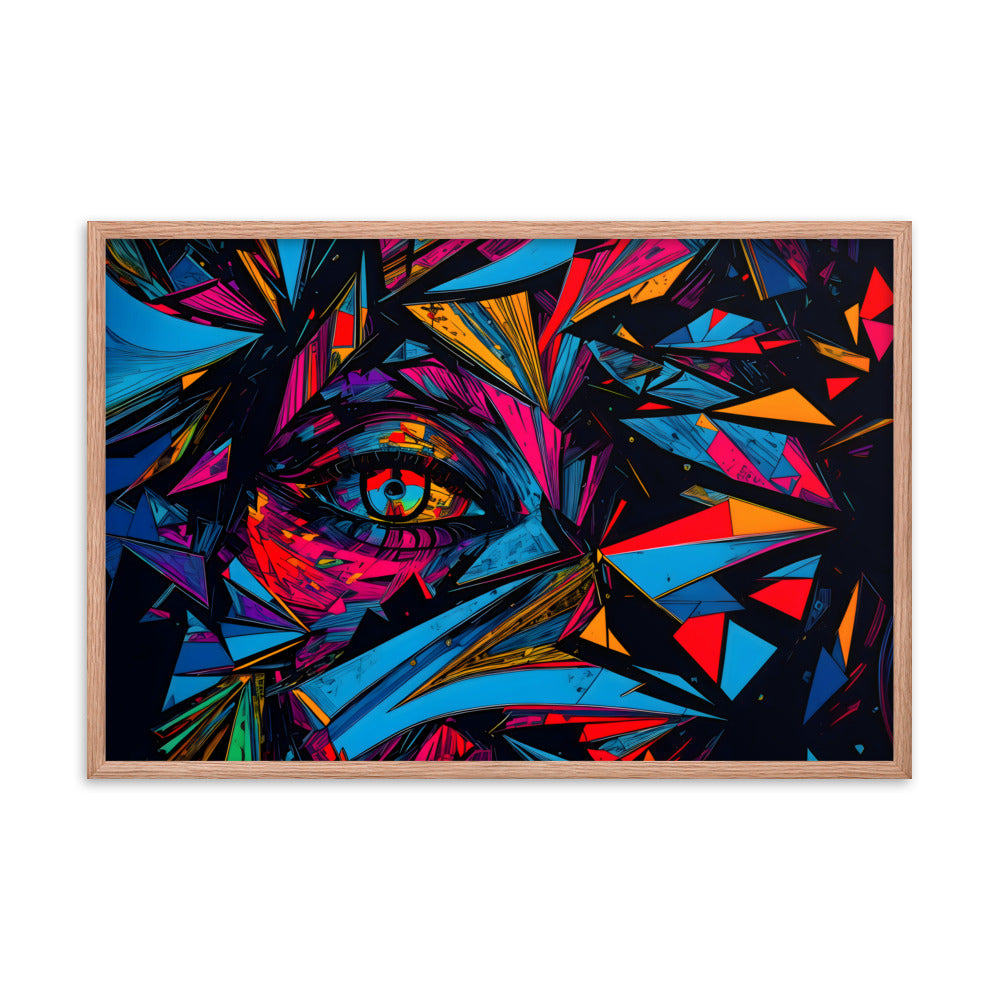 Piercing the Void Framed Art Print