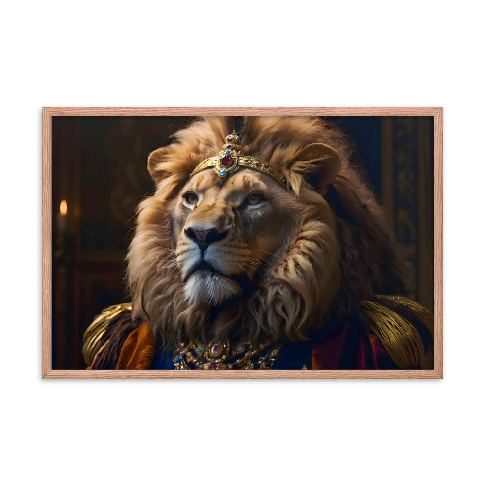 Royal Roarings Framed Art Print