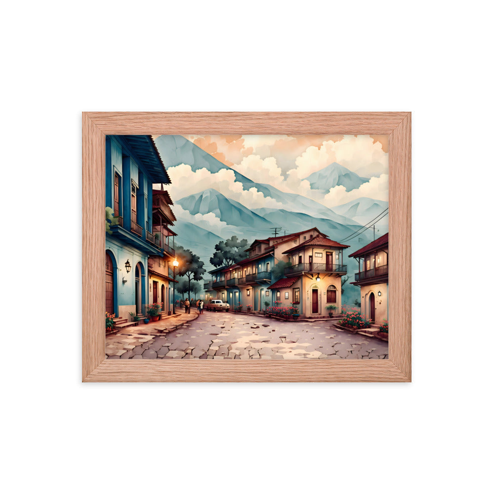 Streets of Cuba Framed Art Print