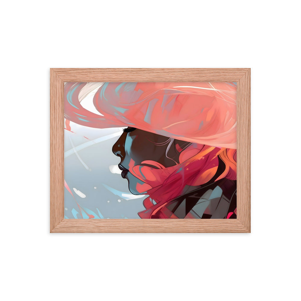 Rose Glow Framed Art Print