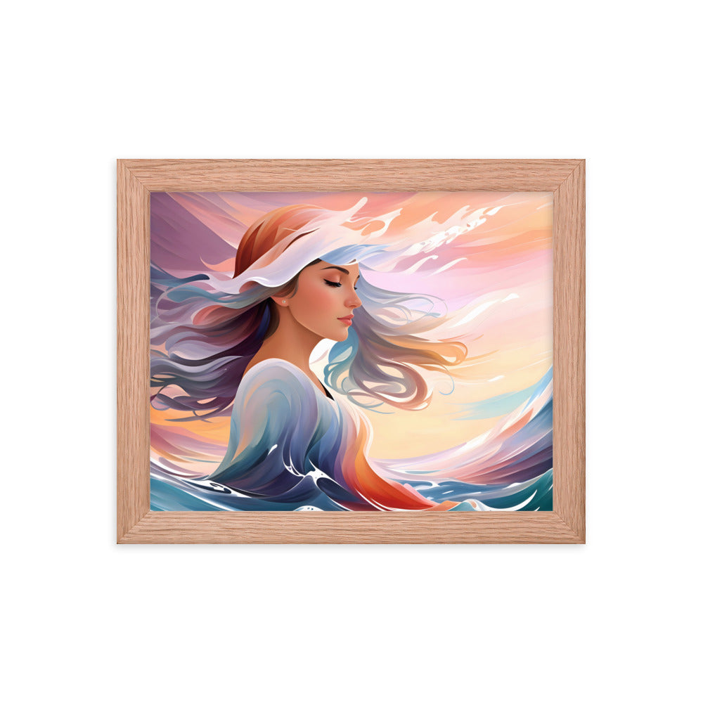 Tide's Whisper Framed Art Print