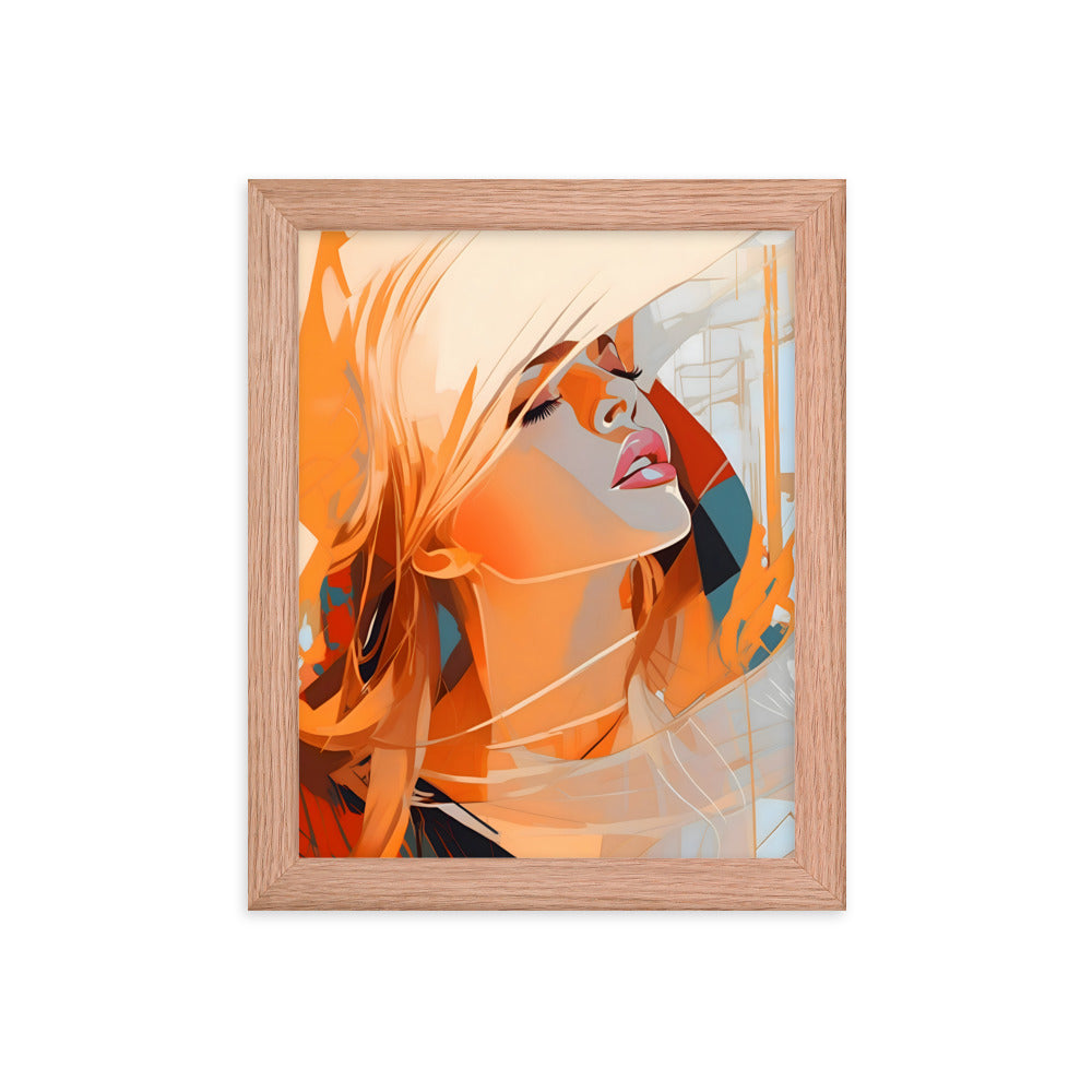 Seraphic Muse Framed Art Print