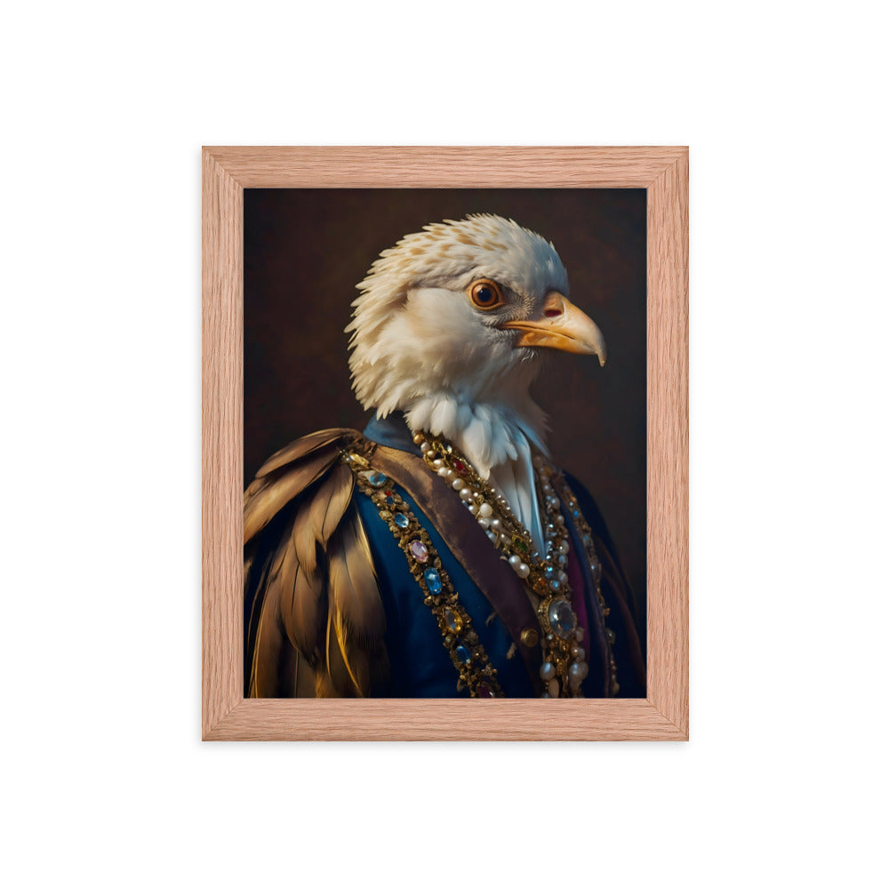 Feathered Nobility Framed Art Print