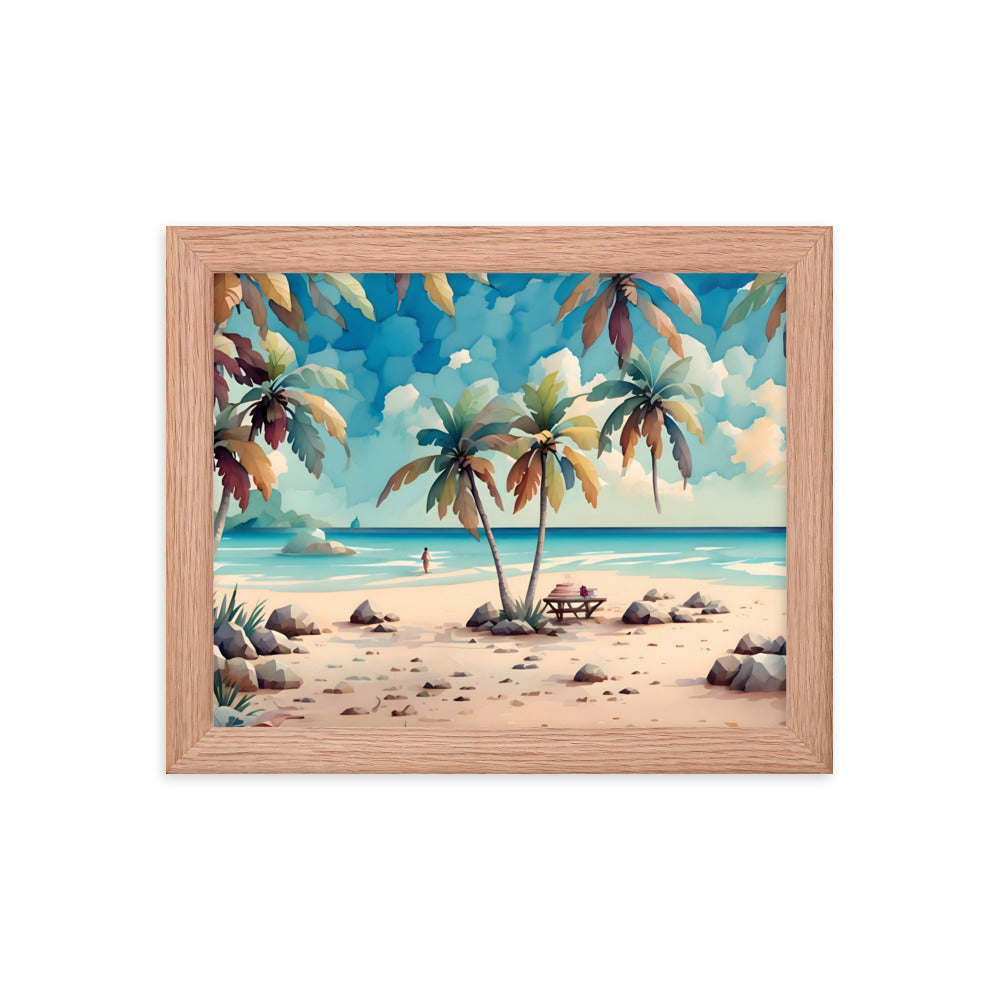 Sands of Jamaica Framed Art Print