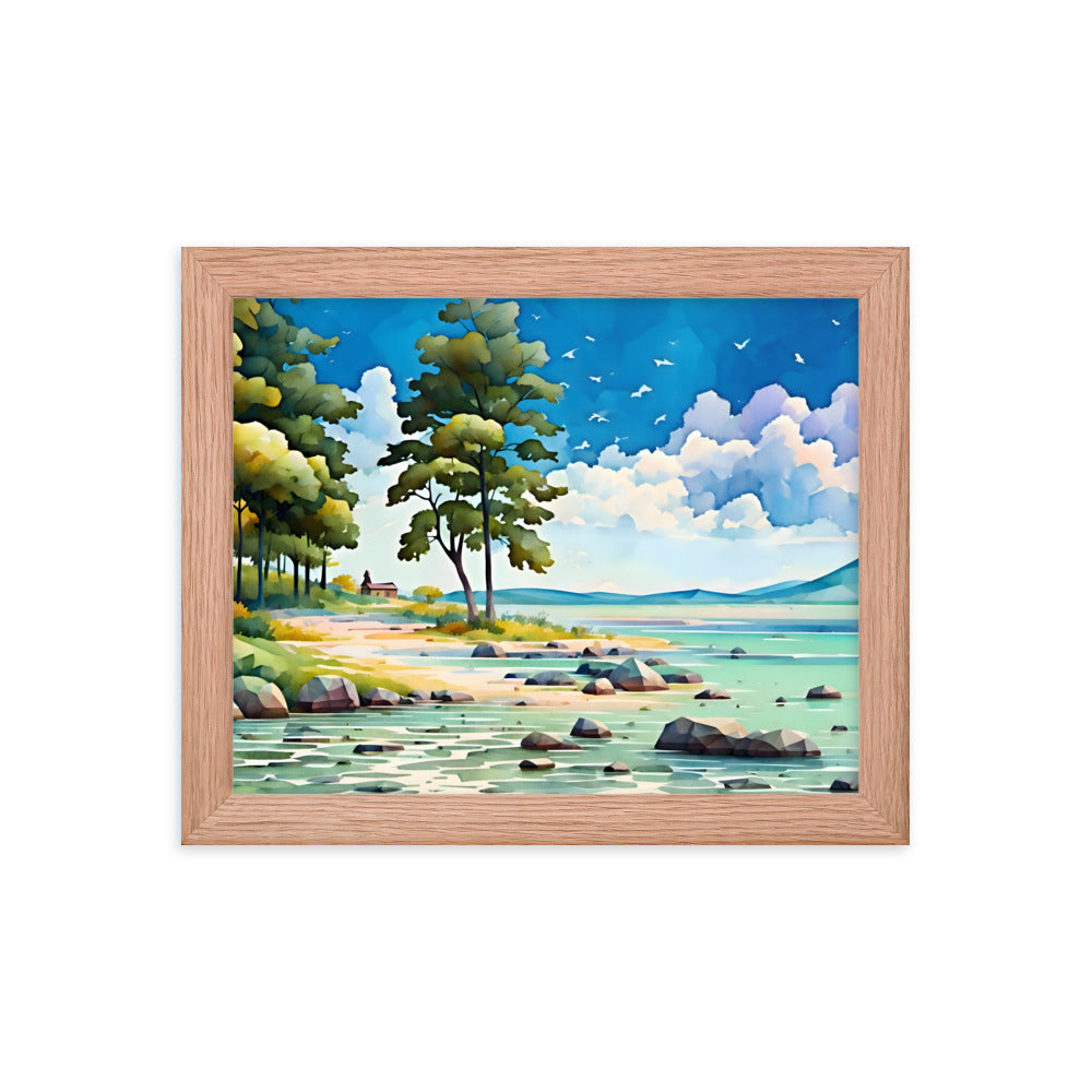 Lakeside Daydreams Framed Art Print