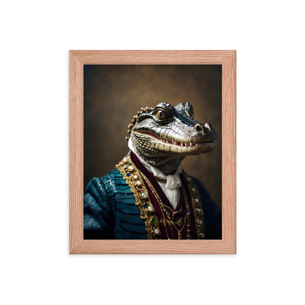 Aristogator Framed Art Print