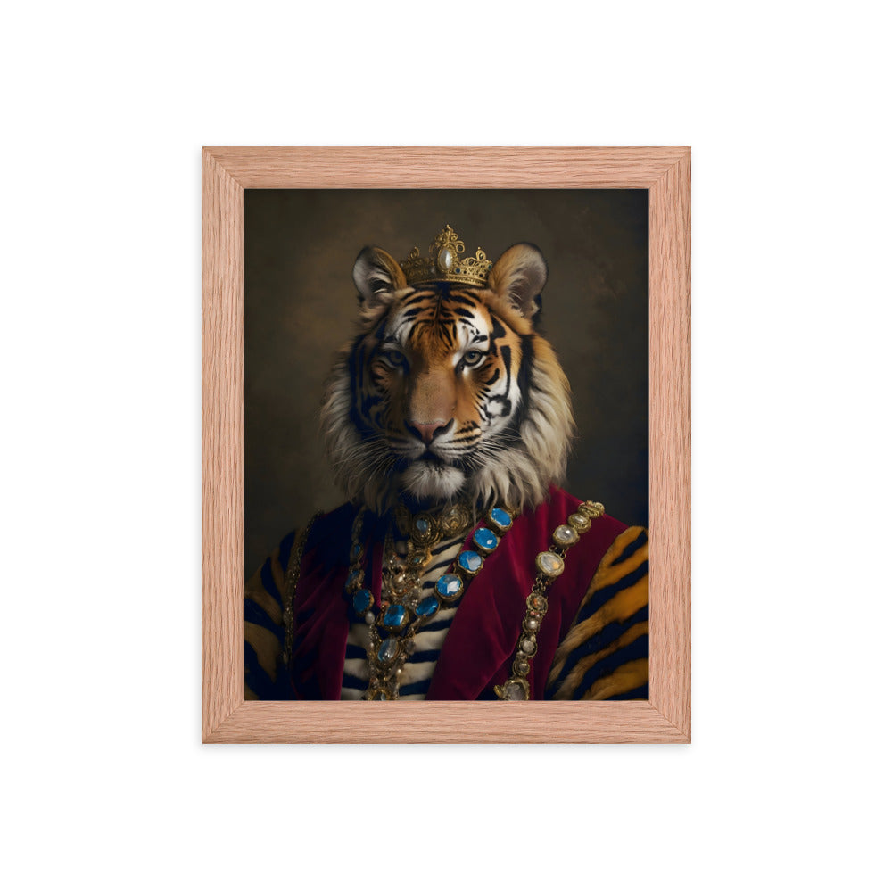 King of the Jungle Framed Art Print