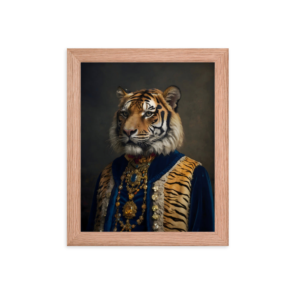 Lord of the Stripes Framed Art Print