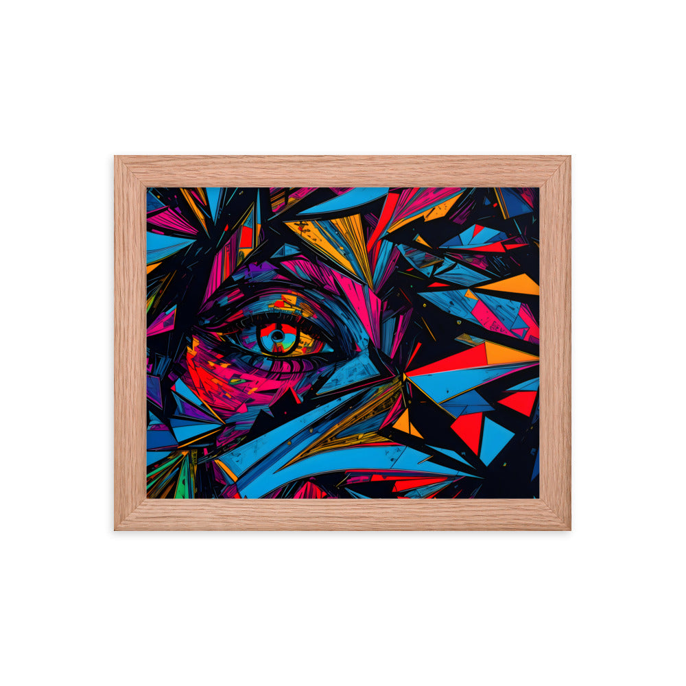 Piercing the Void Framed Art Print