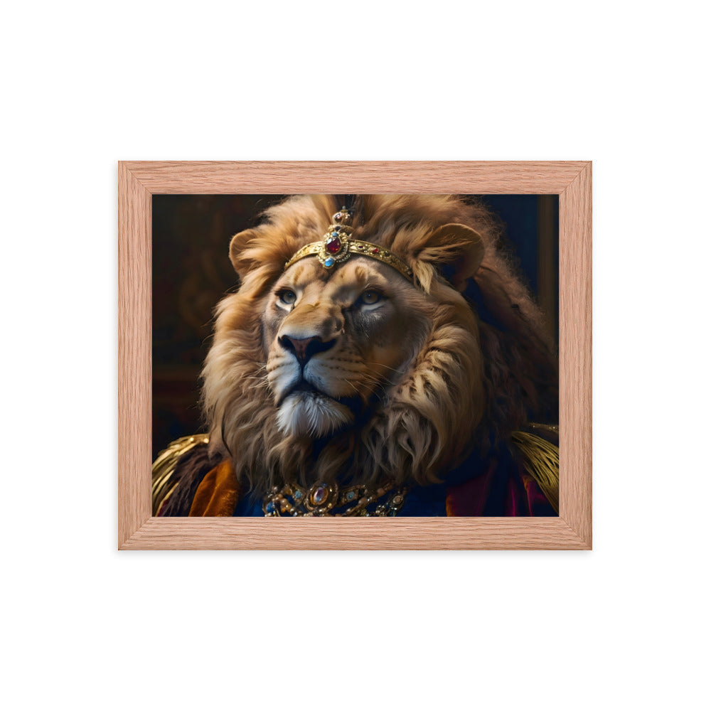 Royal Roarings Framed Art Print