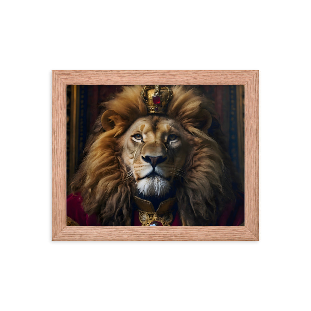 Leonine Lordship Framed Art Print