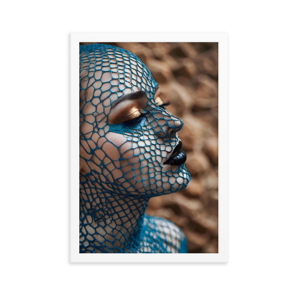 Goddess Of Scales Framed Art Print