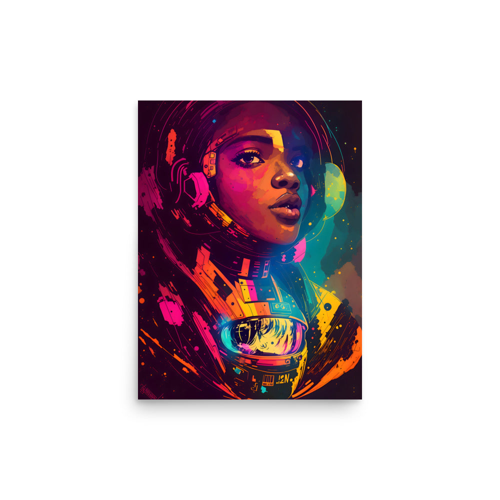 Space Queen Poster