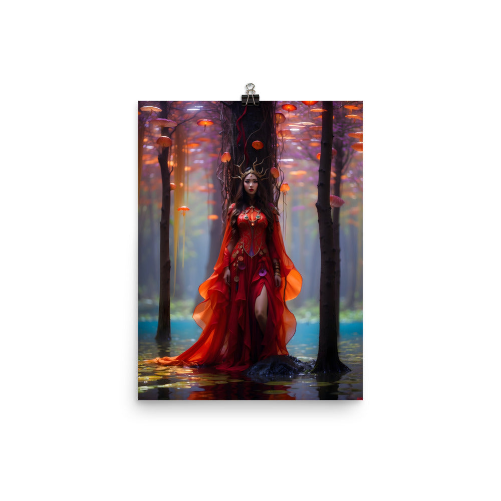 Red Queen Fantasy Poster