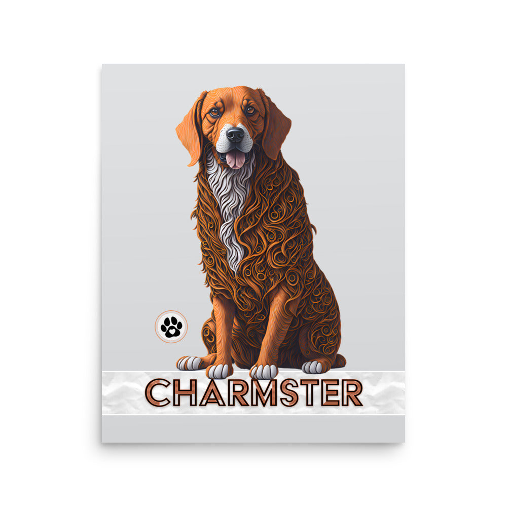 Charmster Dog Art Poster