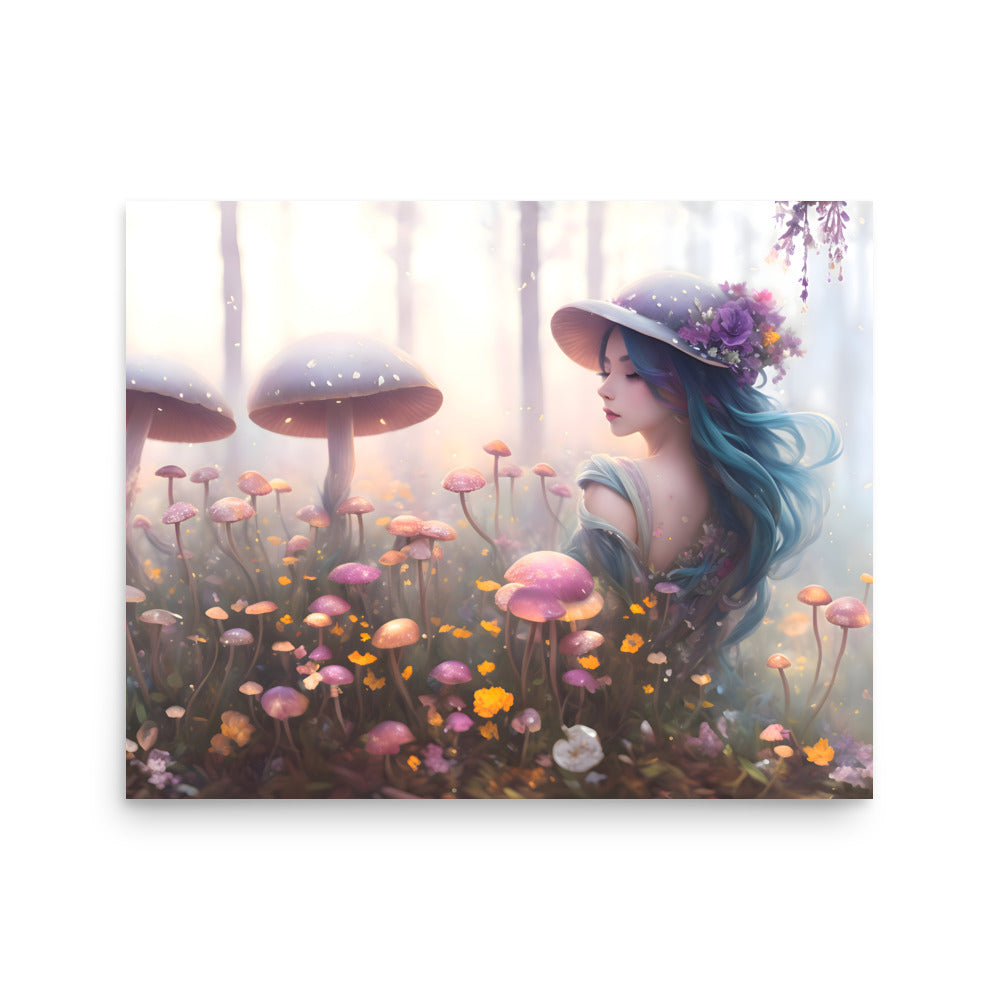 Mushroom Maiden Poster