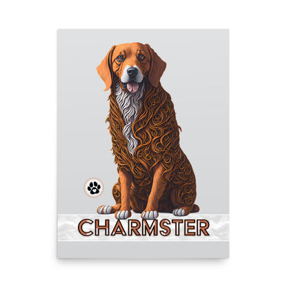 Charmster Dog Art Poster