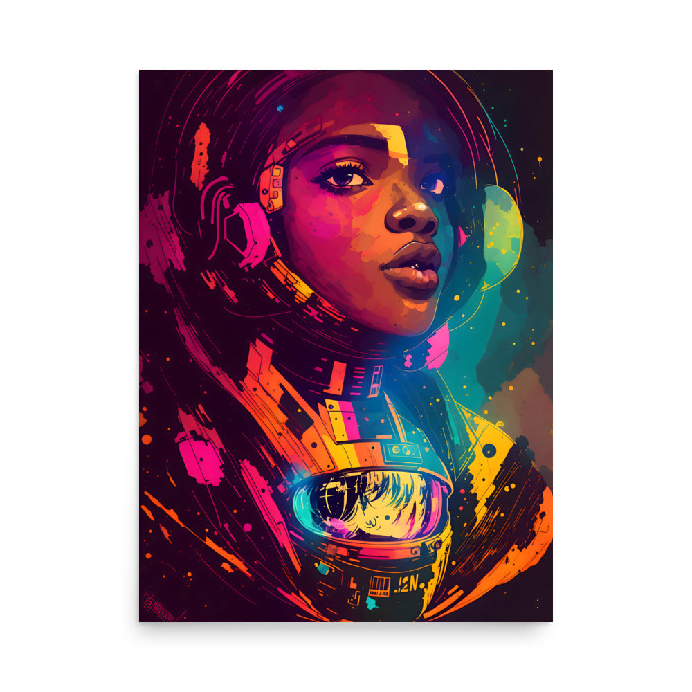 Space Queen Poster