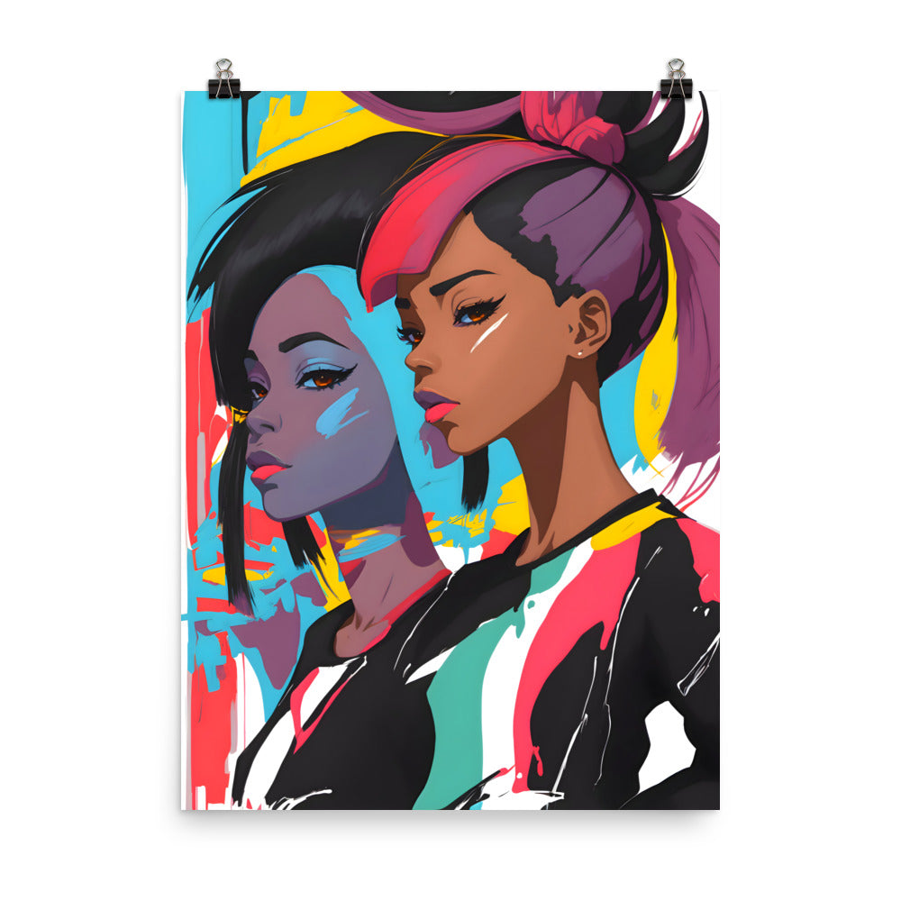 Sisterhood in Color Poster