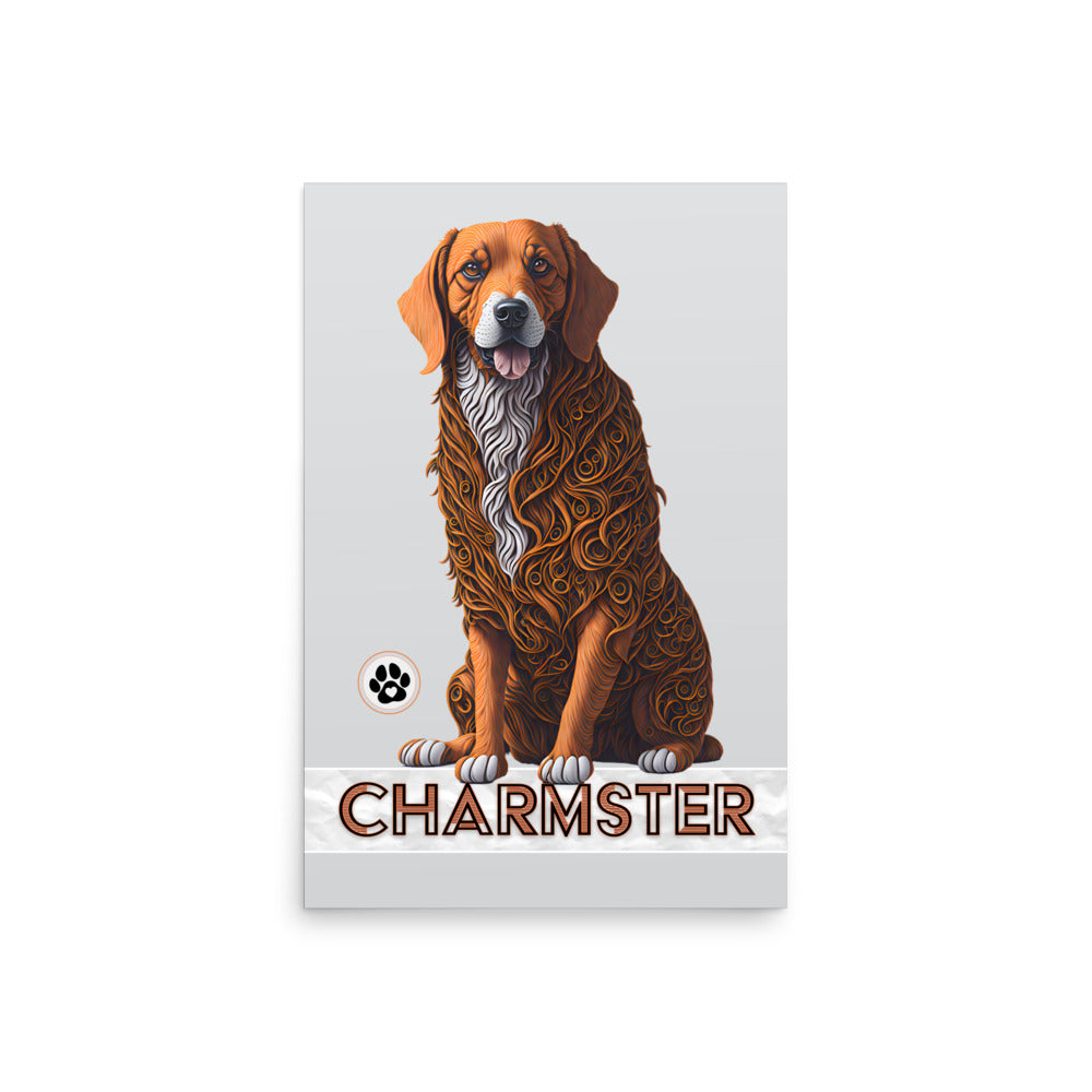 Charmster Dog Art Poster