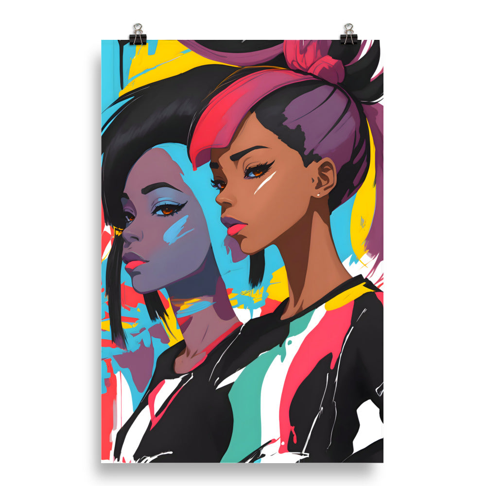 Sisterhood in Color Poster