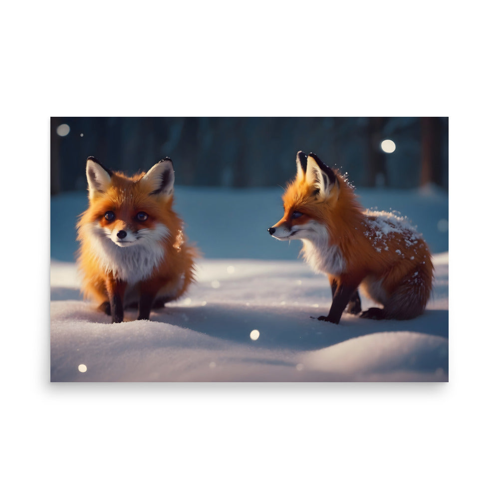 Frosted Fluffballs Poster