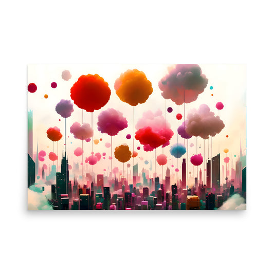 City in Color Poster