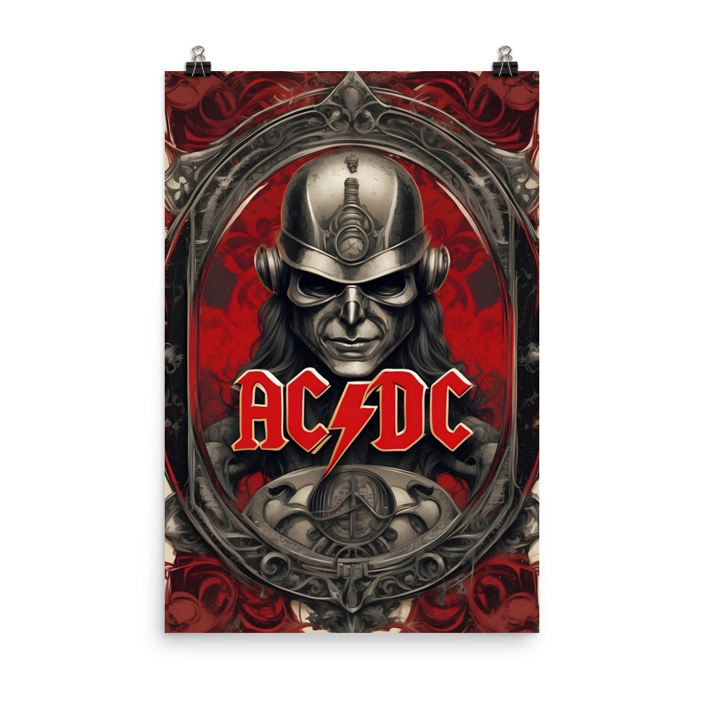AC DC Music Tour Poster