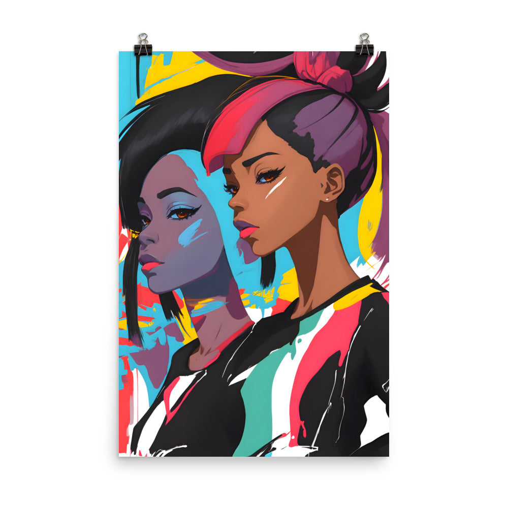 Sisterhood in Color Poster