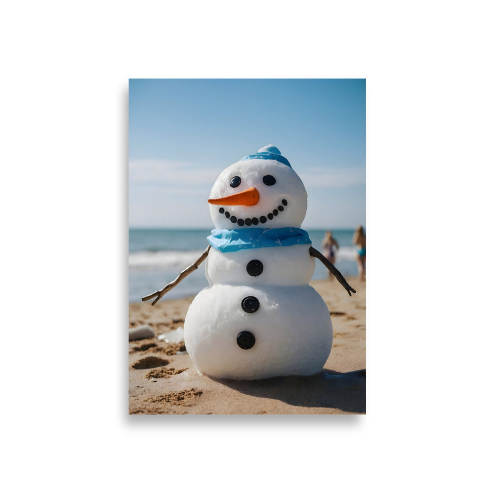 Sandy The Snowman Poster