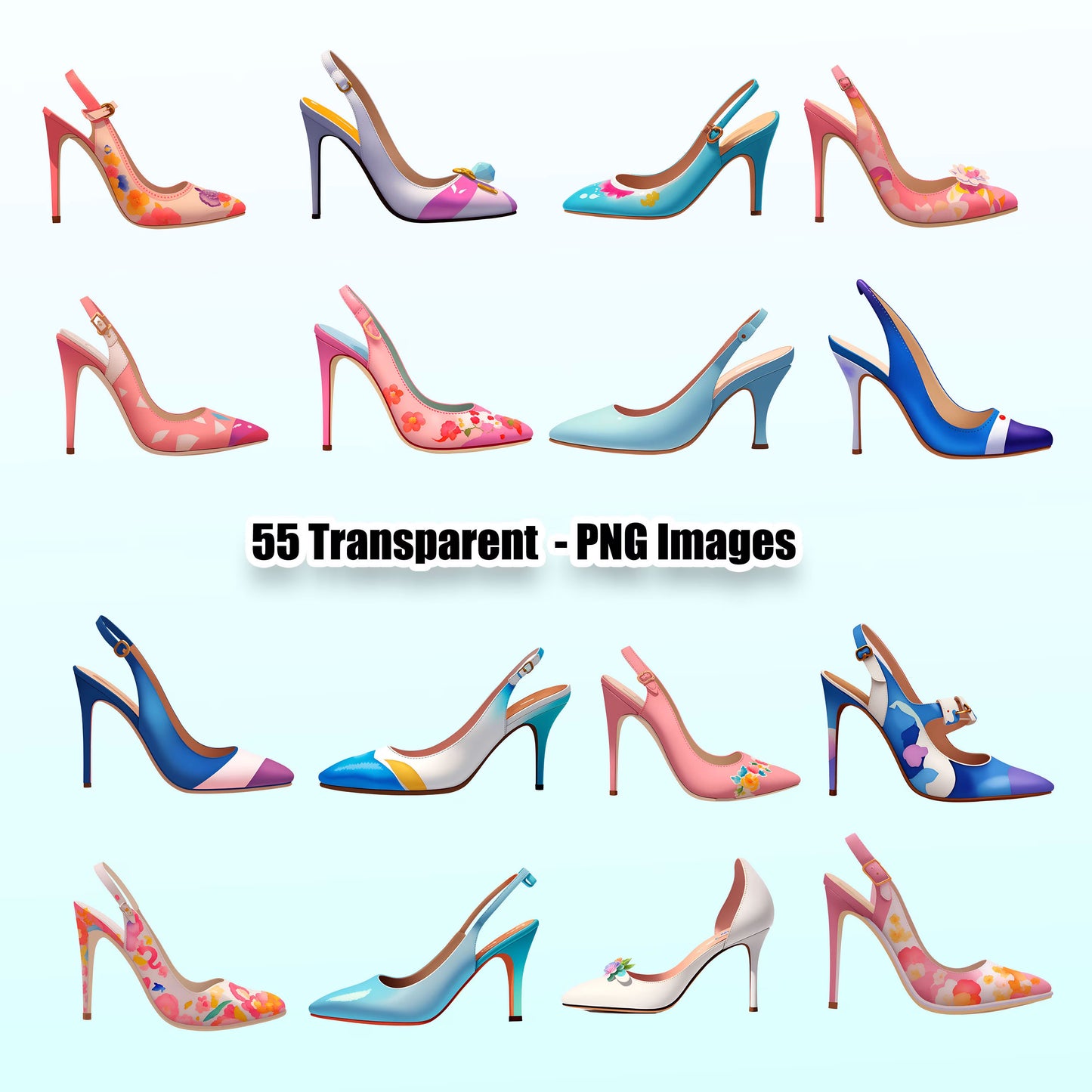 55 Watercolor Fashion Clipart