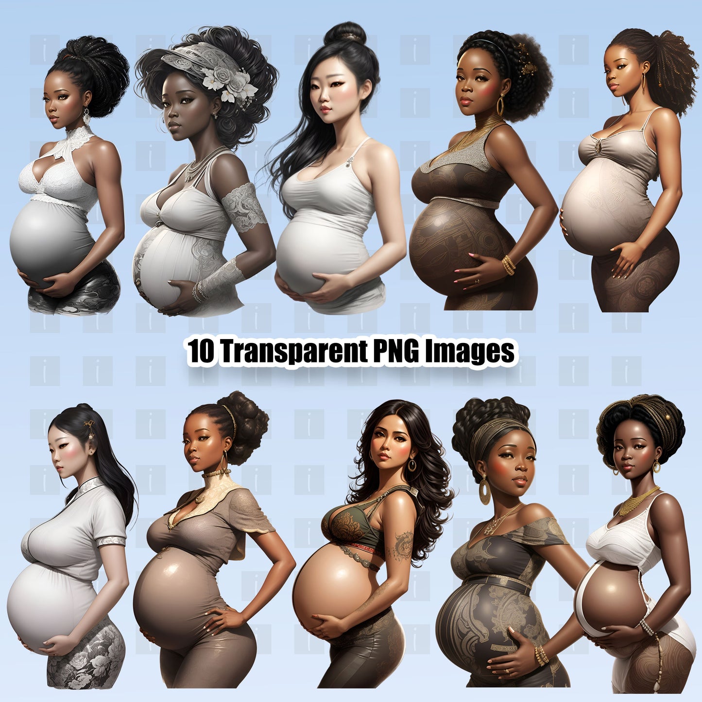 10 Expecting Mothers Clipart