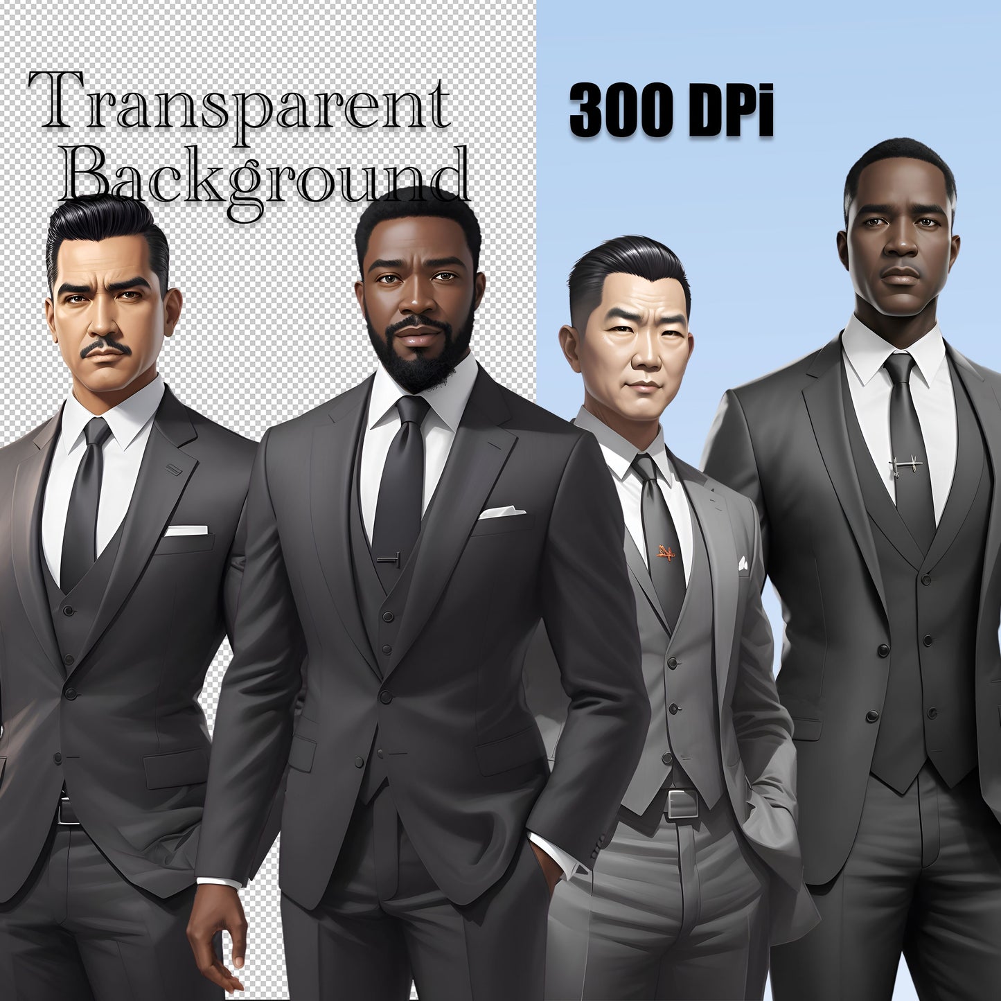 30 Business Men Clipart