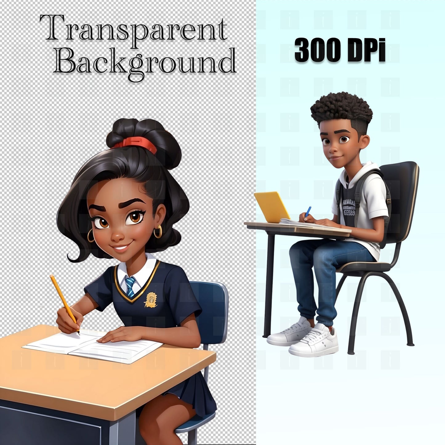 10 School Kids Clipart