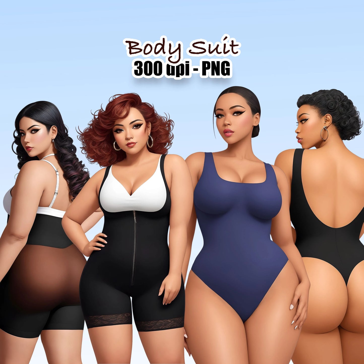 23 Body Suit Clipart