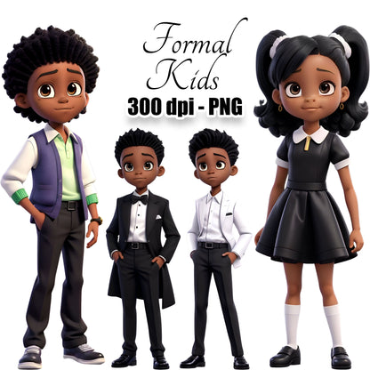 10 Formal Kids Clipart