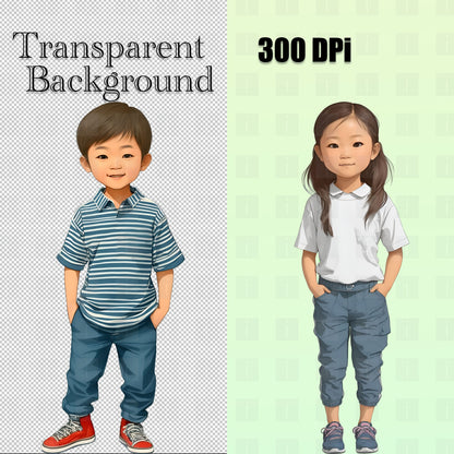 11 Elementary Kids Clipart