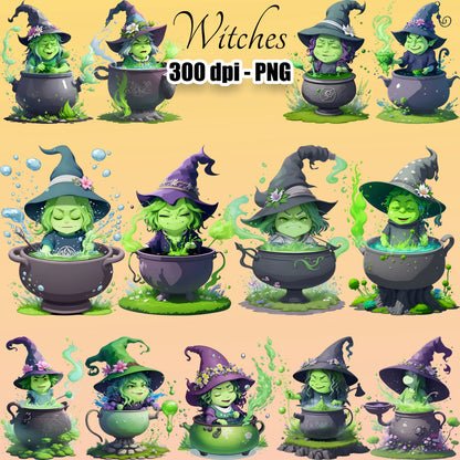 13 Witch Clipart