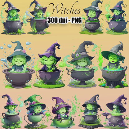 13 Witch Clipart