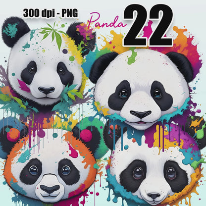 22 Panda Clipart