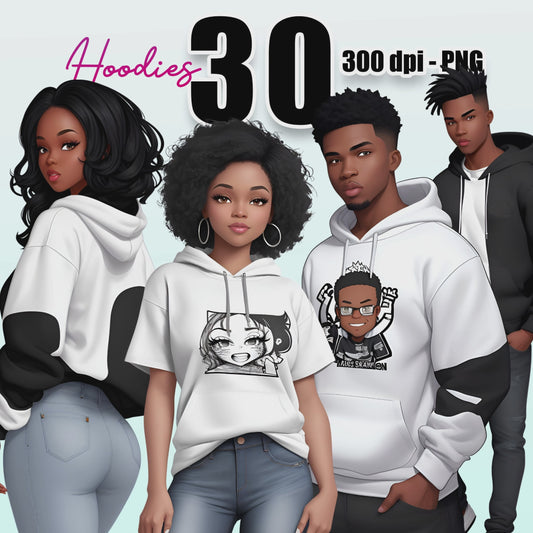 30 Hoodie Clipart