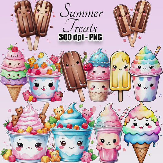 30 Summer Treats Clipart